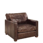 VISCOUNT skinnfåtölj