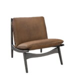 Alyson skinnfåtölj