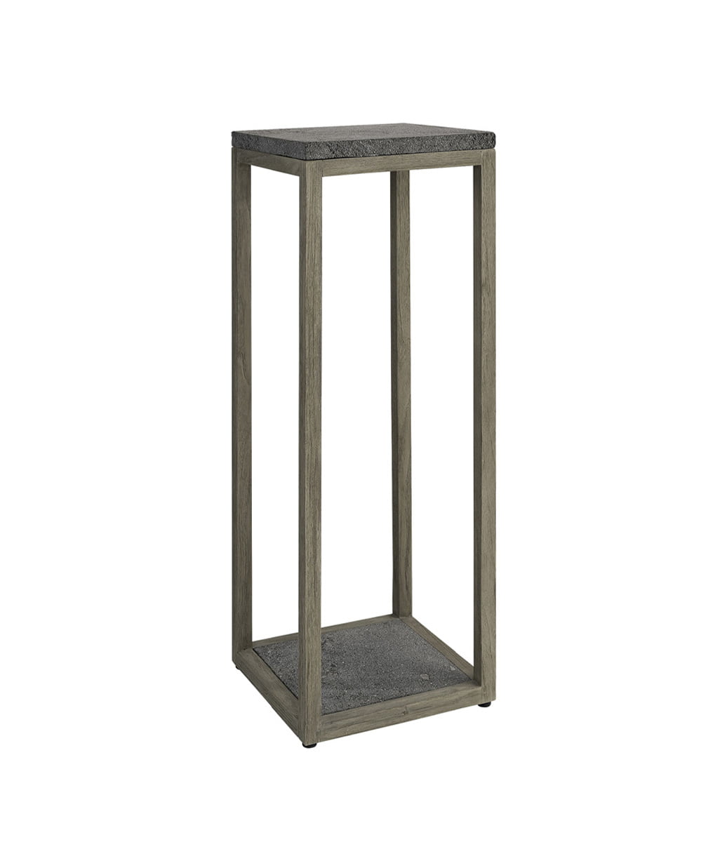 TORRE piedestal i teak 100 cm - Charcoal teak