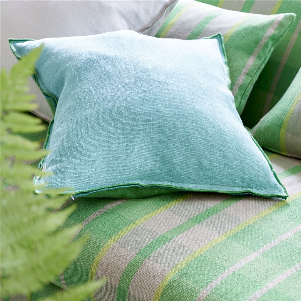 Brera Lino Emerald & Capri Cushion - Bild 4