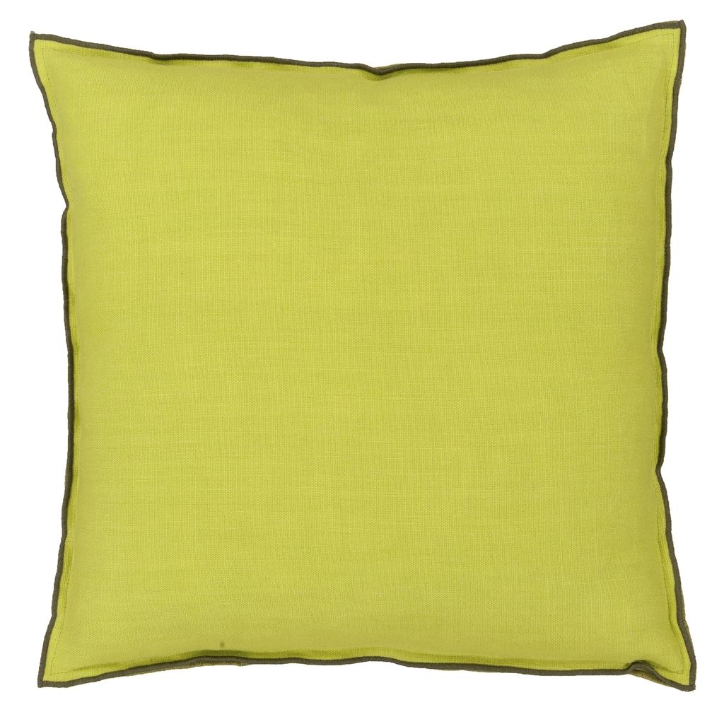 Brera Lino Lime & Moss Cushion - Bild 3