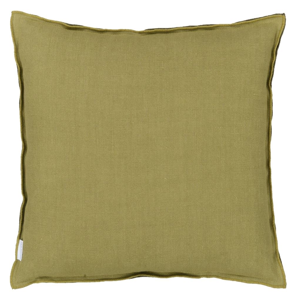 Brera Lino Lime & Moss Cushion - Bild 2
