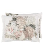 Fleurs d artistes Sepia Cushion