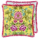 Eleonora Embroidered Alchemilla Cushion