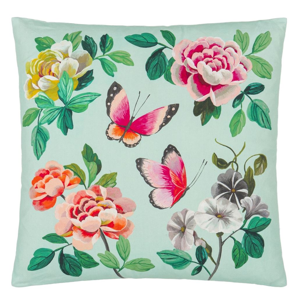 Mira Flores Duck Egg Cushion - Bild 2