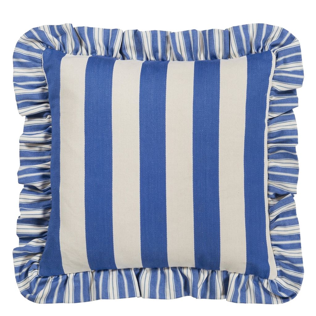 Berkeley Stripe Cobalt Cushion - Bild 3