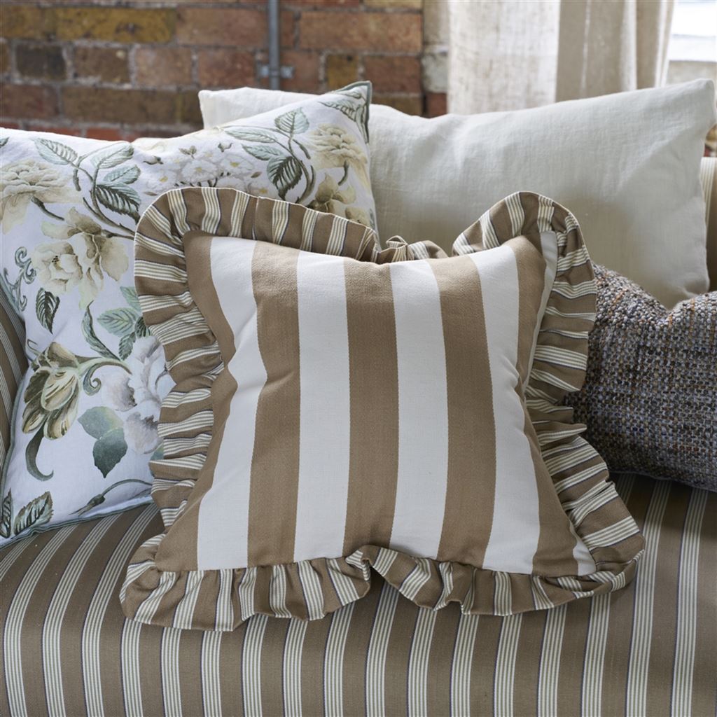 Berkeley Stripe Natural Cushion - Bild 7