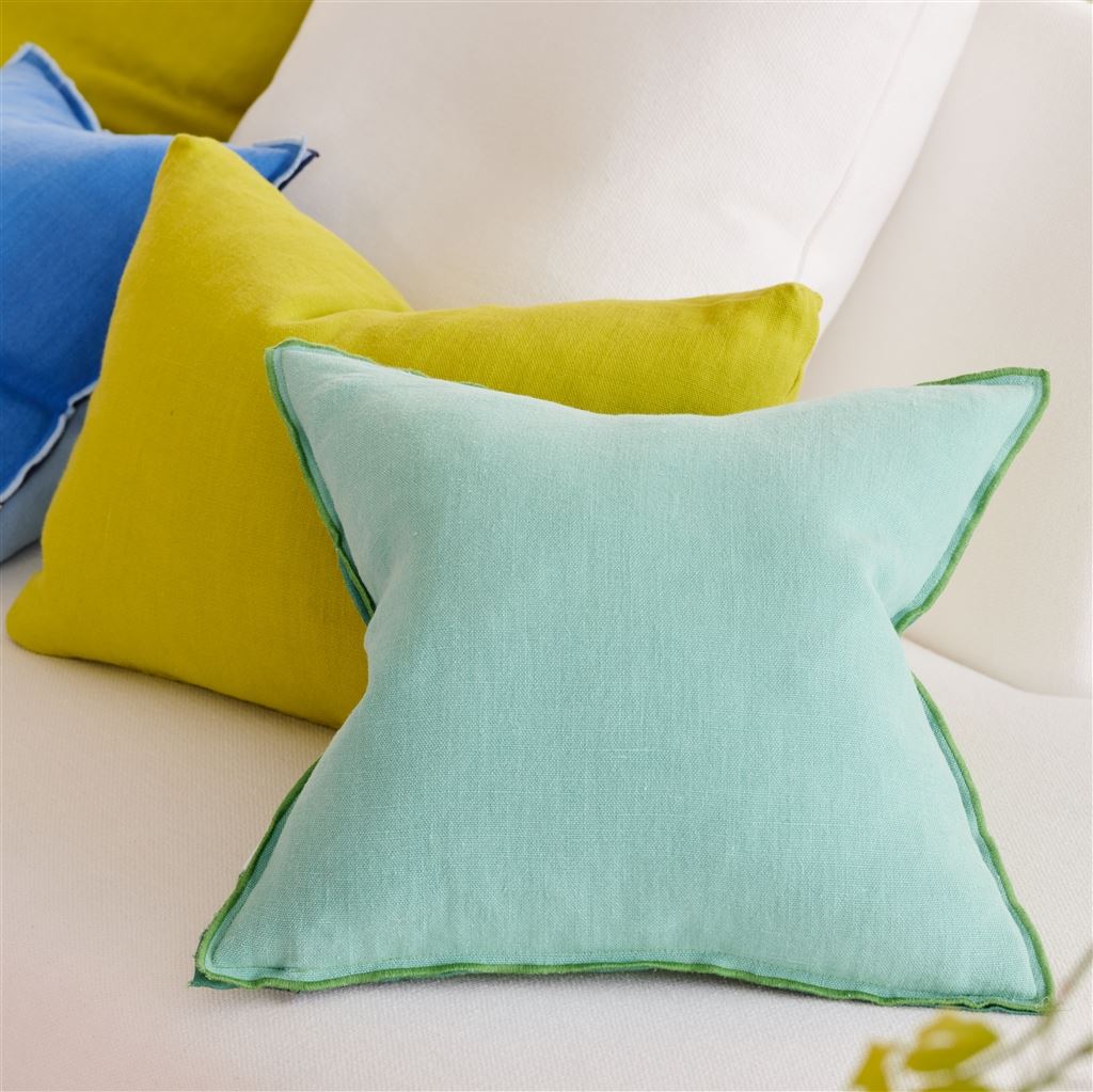 Brera Lino Emerald & Capri Cushion - Bild 8