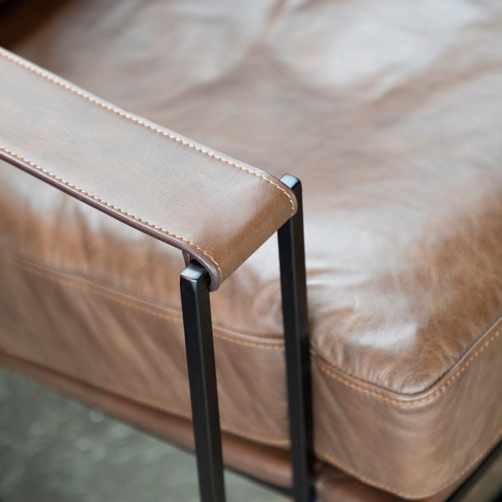 BELLAGIO skinnfåtölj - Bild 7