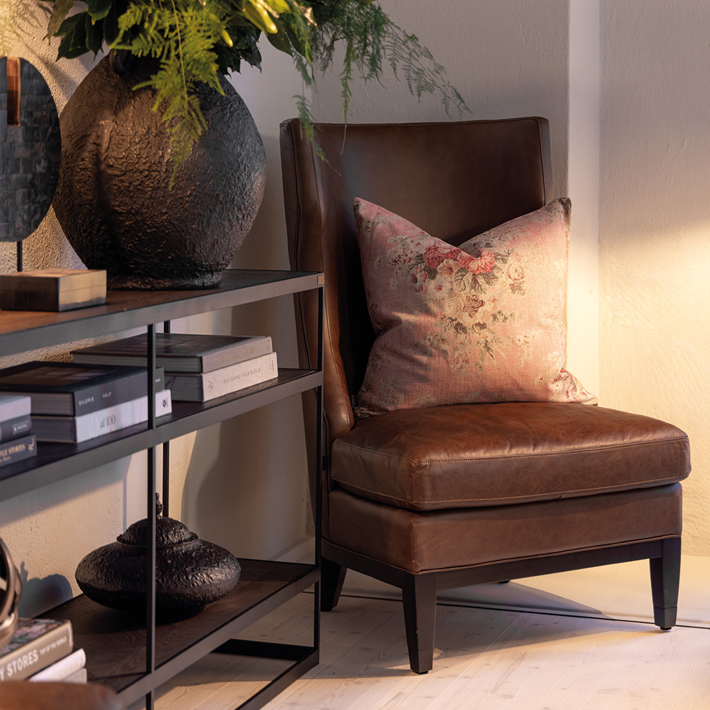 REED skinnfåtölj - Bild 2