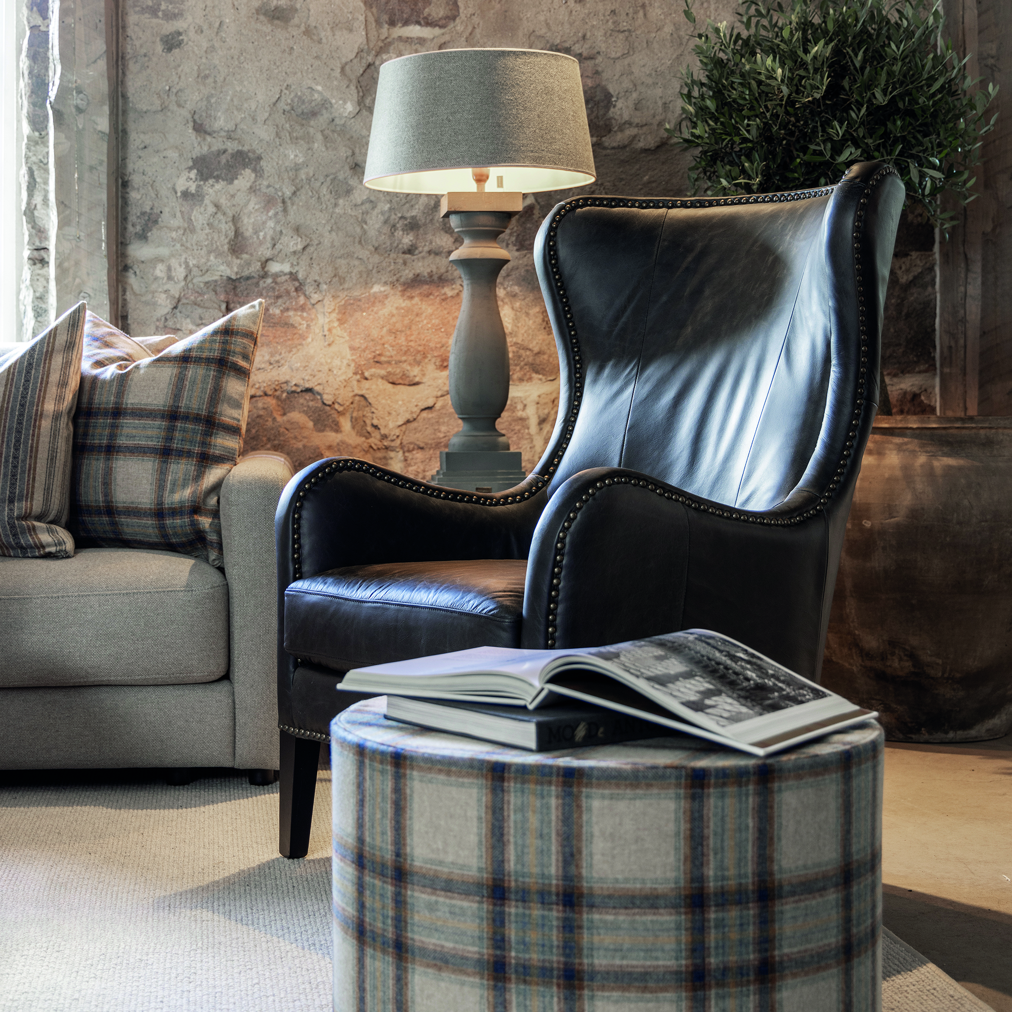 MISCHA skinnfåtölj - Bild 2