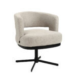 ATLANTA matstol med snurrfot