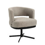 ATLANTA matstol med snurrfot