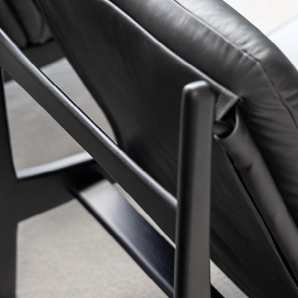 ALYSON skinnfåtölj - Bild 5