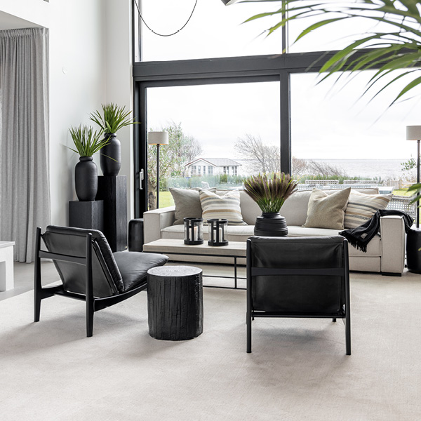 ALYSON skinnfåtölj - Bild 7