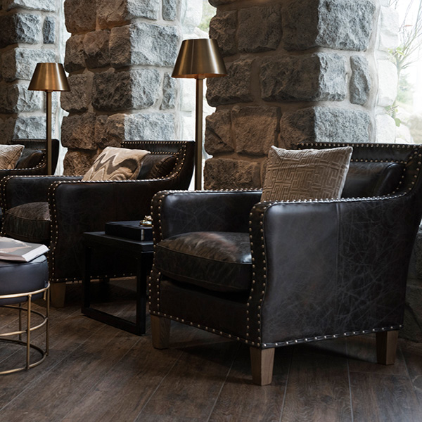 NIZAM skinnfåtölj - Bild 3