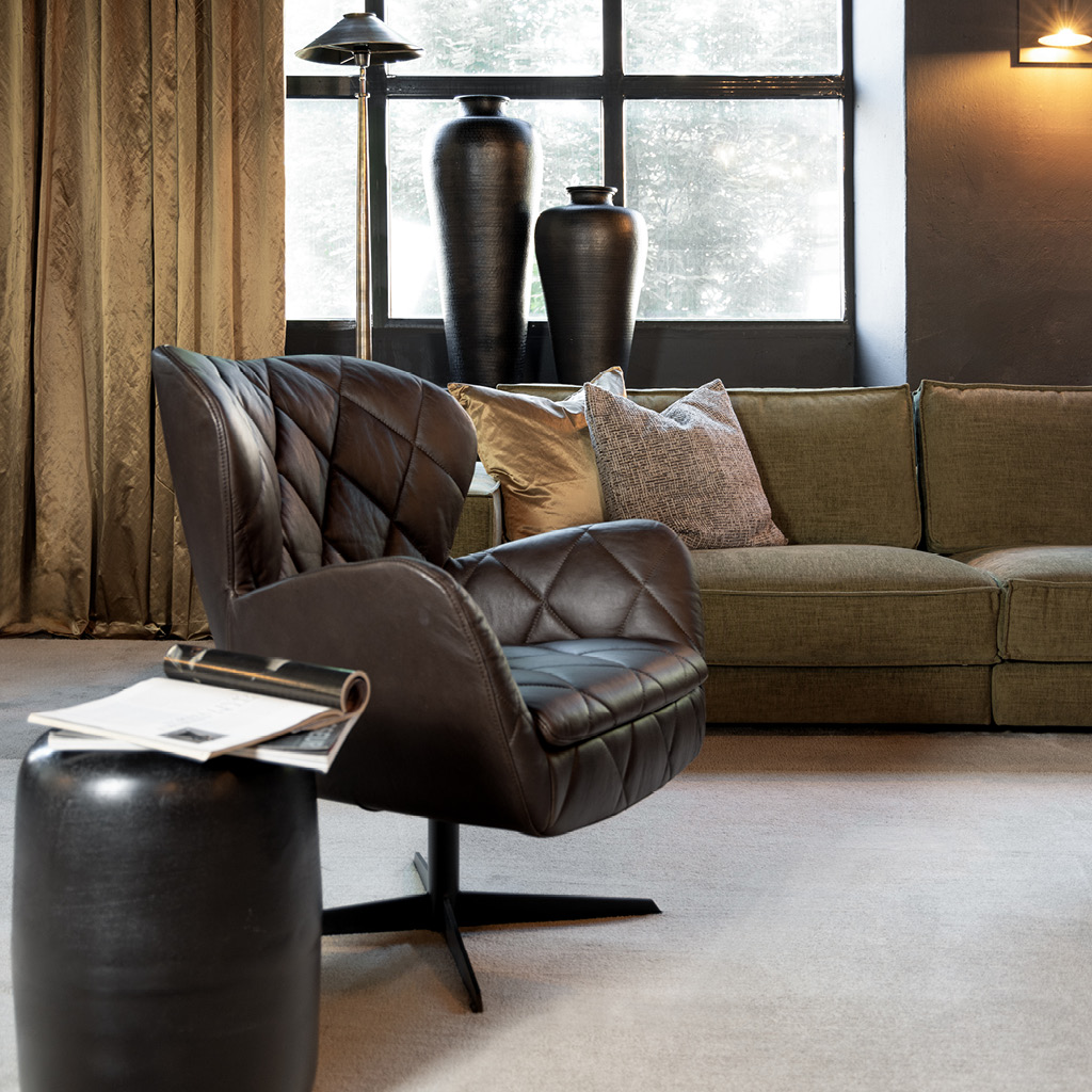 JADE skinnfåtölj - Bild 7