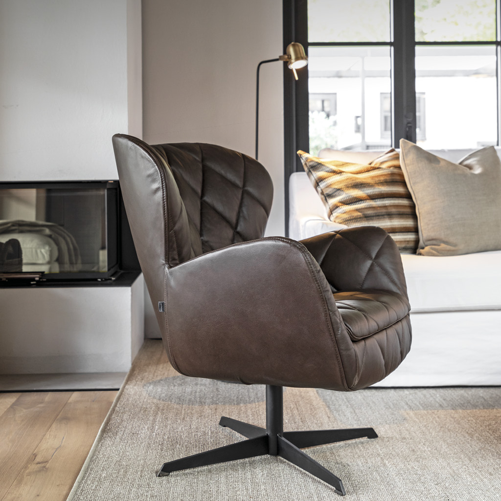 JADE skinnfåtölj - Bild 3