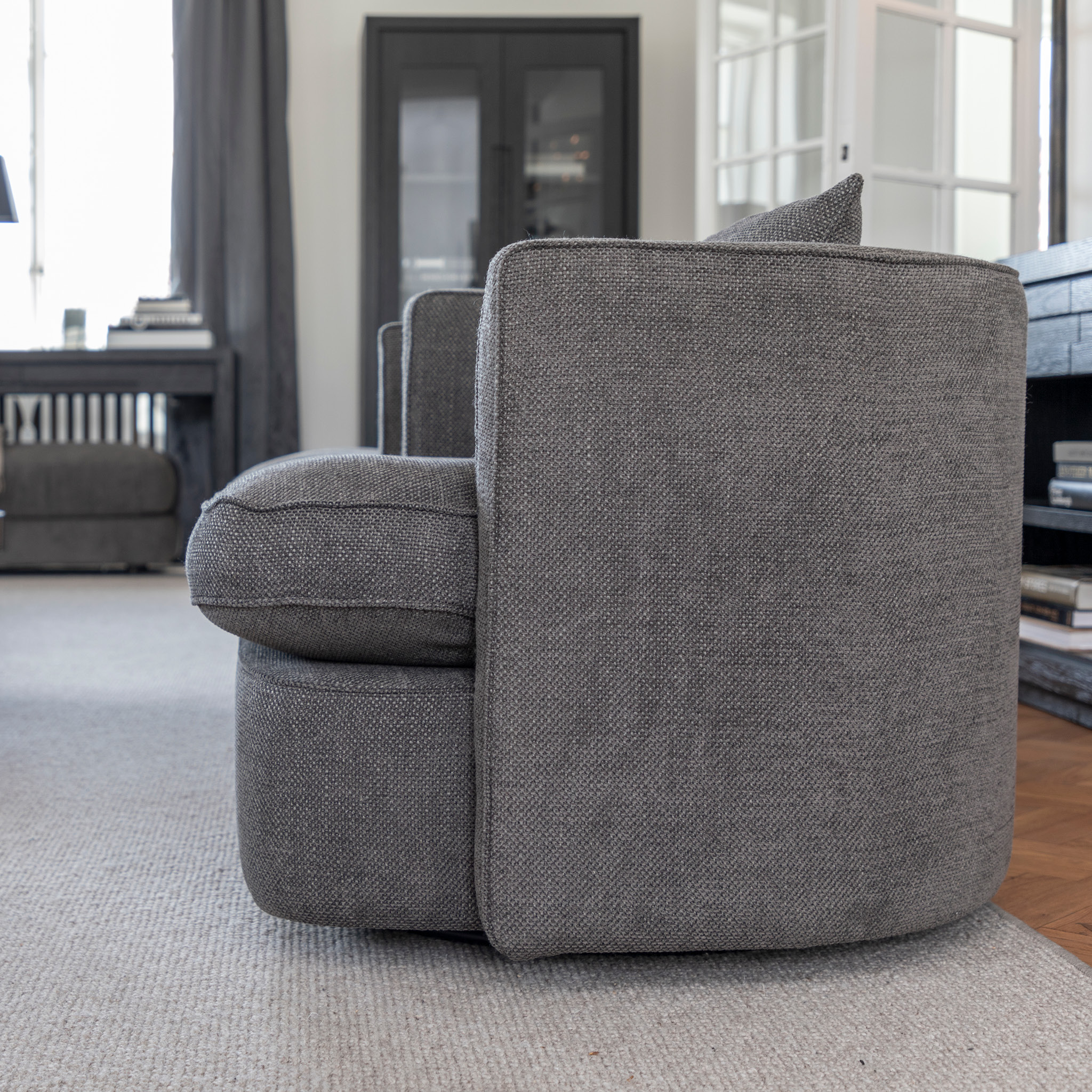 JOAN snurrbar tygfåtölj - Bild 5