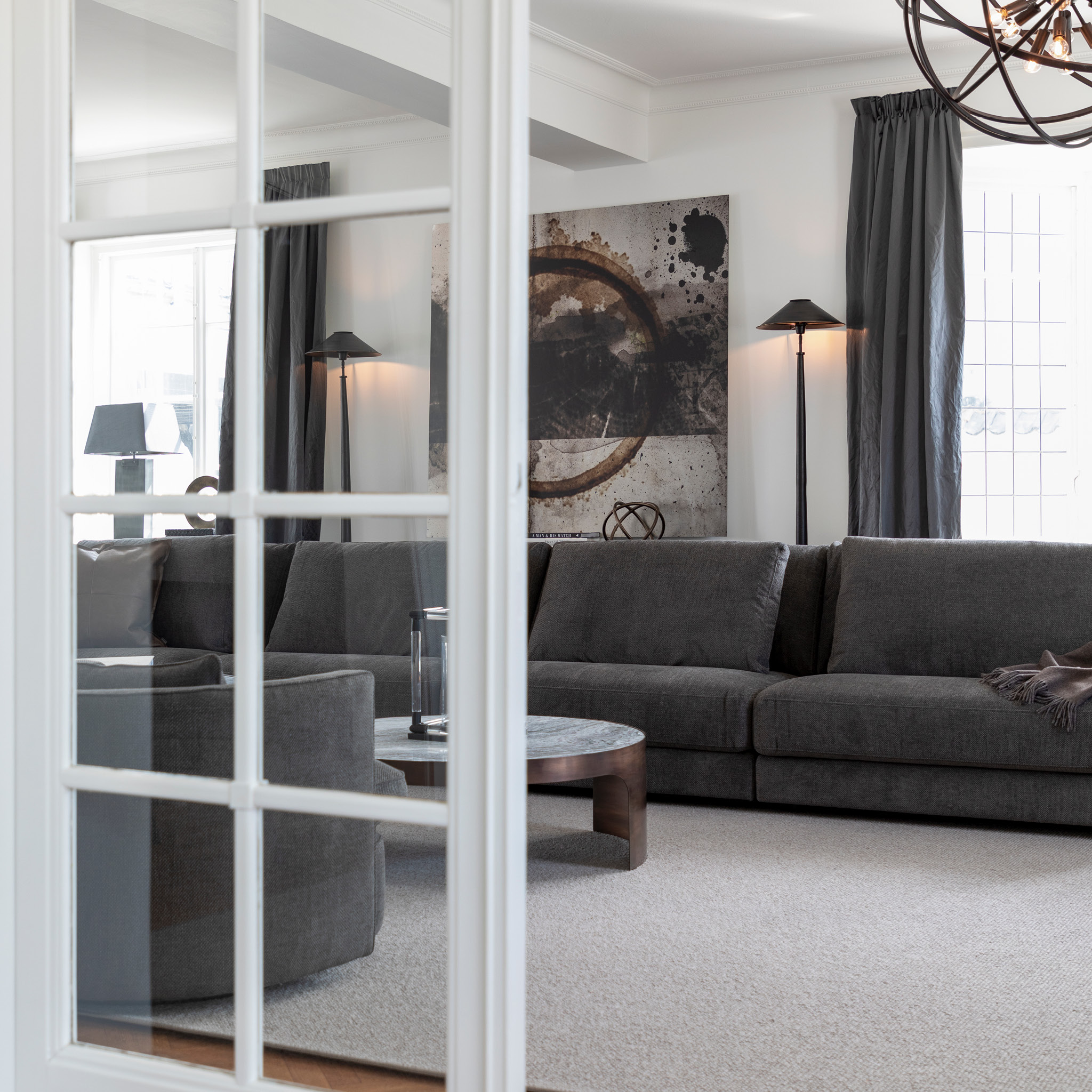 JOAN snurrbar tygfåtölj - Bild 2