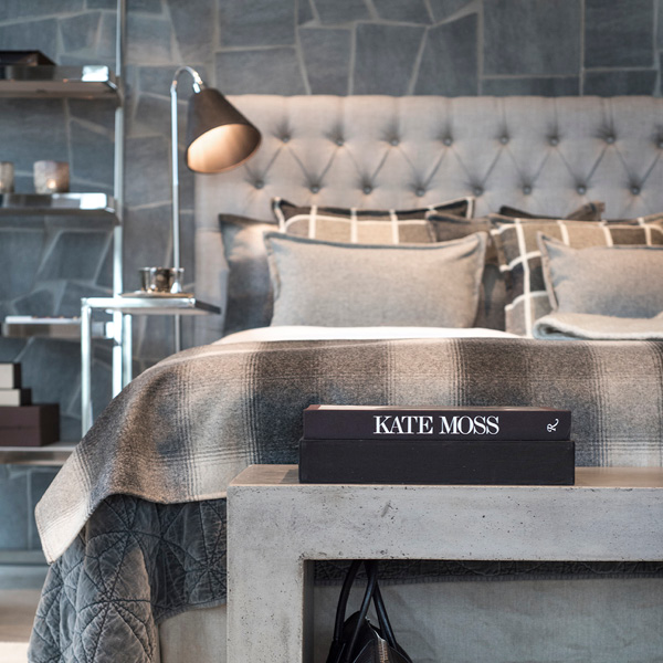 VIENNA sänggavel i linne - Bild 3