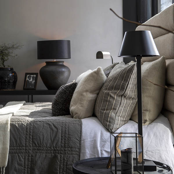 LISBON sänggavel i linne - Bild 8