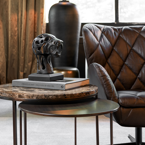 CEDES MARBLE sidobord ⌀60cm - Bild 5