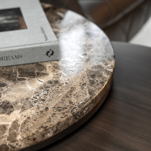 CEDES MARBLE sidobord ⌀60cm - Bild 4