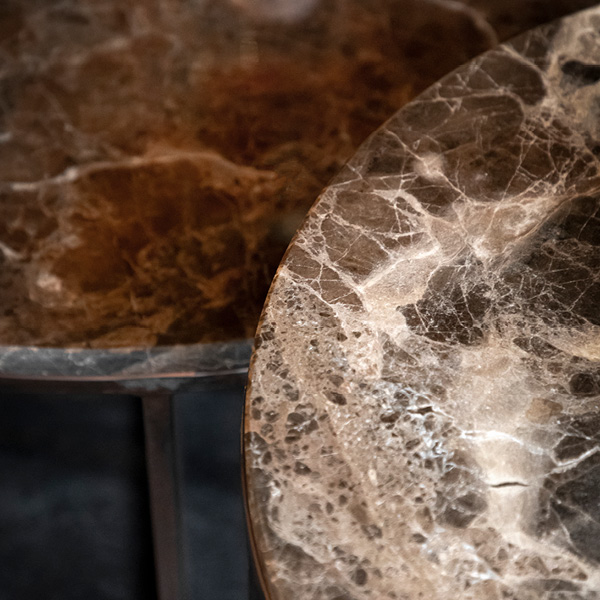 CEDES MARBLE sidobord ⌀60cm - Bild 2