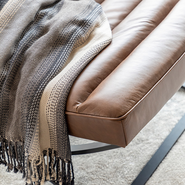 BROOKS skinnfåtölj - Bild 7