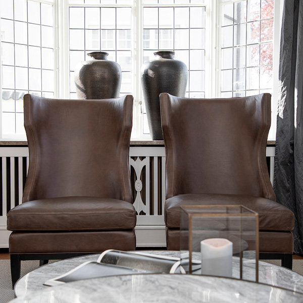 REED skinnfåtölj - Bild 5