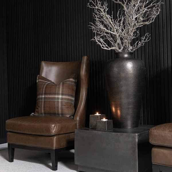 REED skinnfåtölj - Bild 4