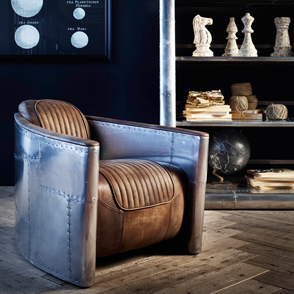 TOMCAT AVIATOR skinnfåtölj - Bild 5