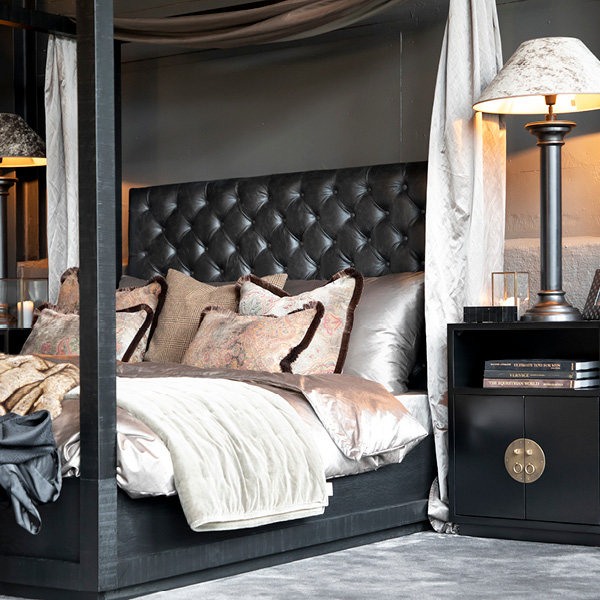 VIENNA sänggavel i läder - Bild 3