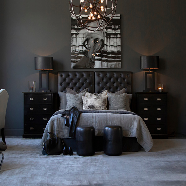 VIENNA sänggavel i läder - Bild 4