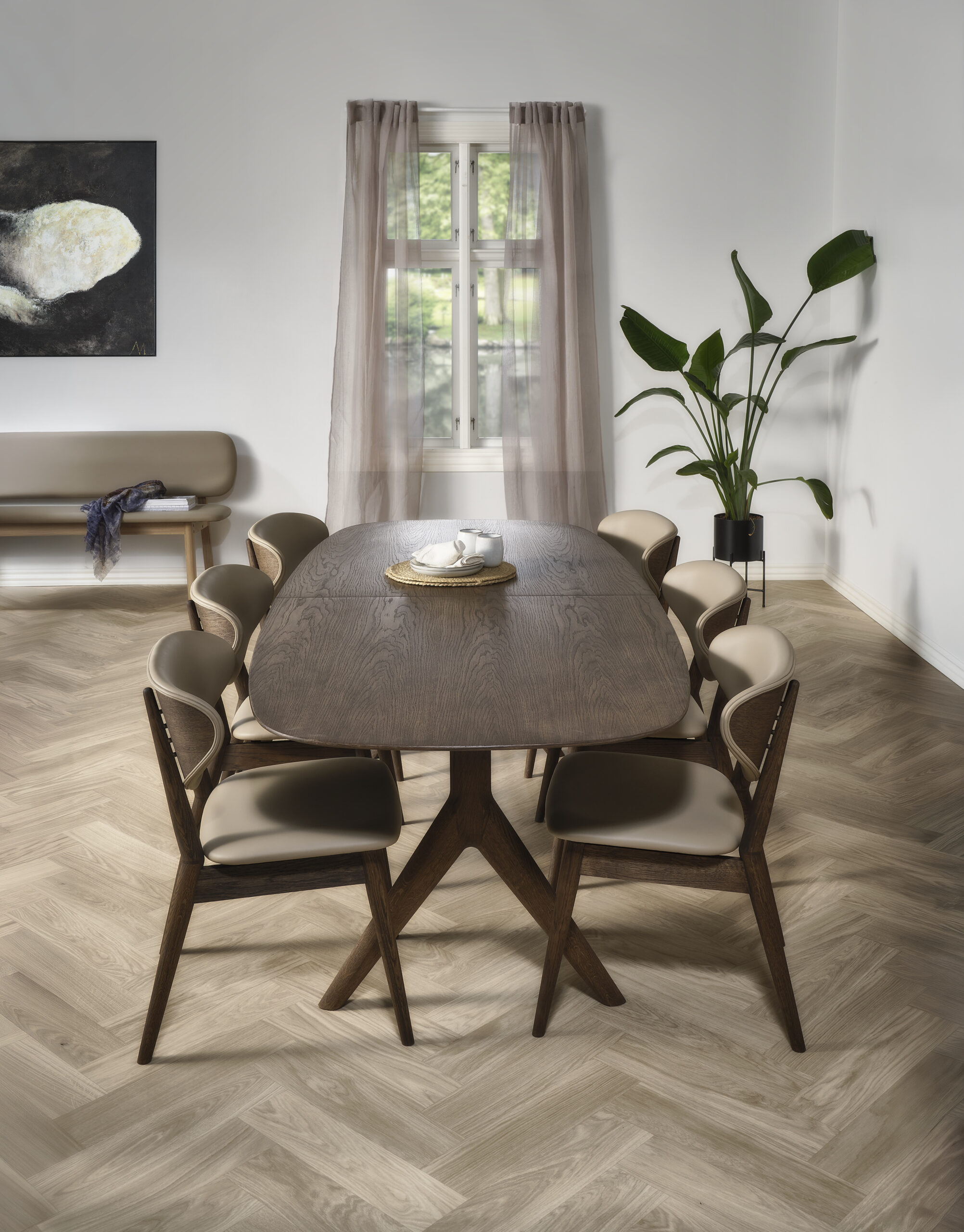 Matbord Corna Ellips Ek